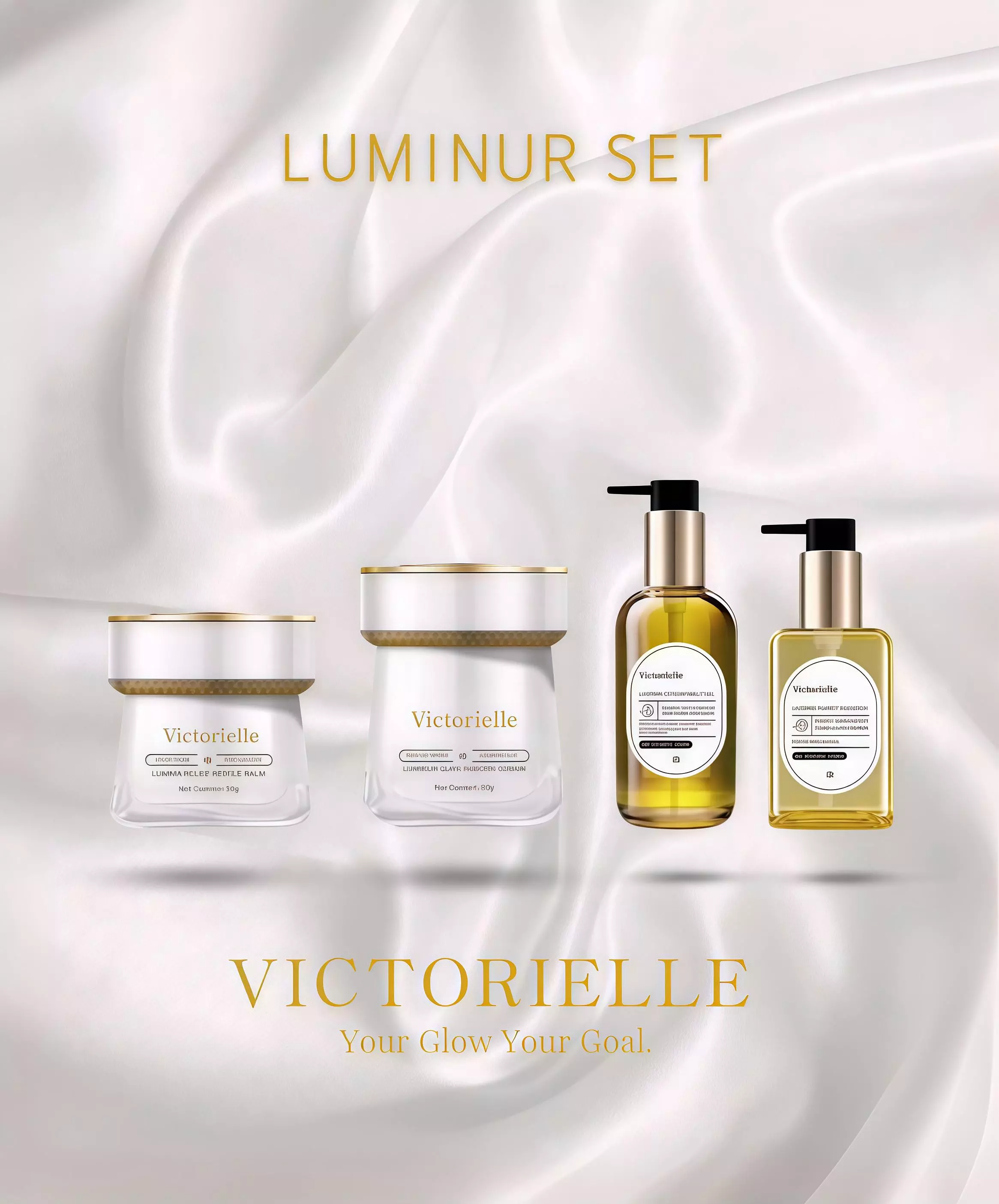 曜霓護膚- 系列源自光與美的結合，承載著奢華與柔和的極致平衡